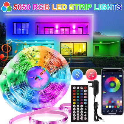 "Colour Changing RGB LED Strip Lights for Cabinet and Kitchen - 5-30M Length | UK"