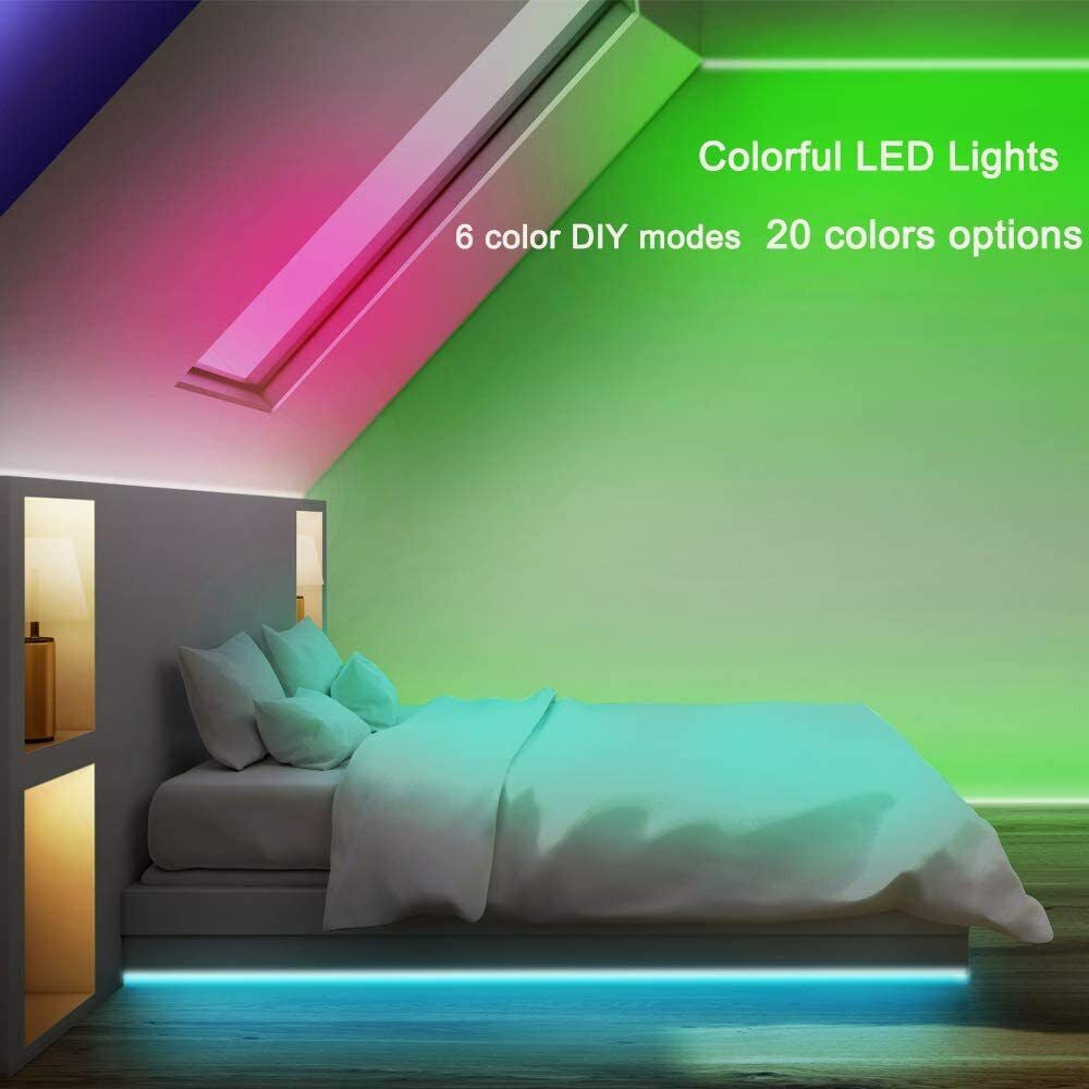 "Colour Changing RGB LED Strip Lights for Cabinet and Kitchen - 5-30M Length | UK"