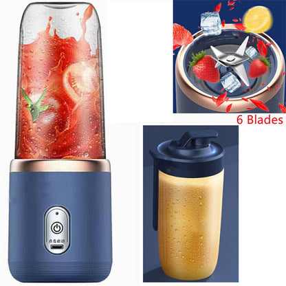 Electric Juice Maker Portable Blender Smoothie Mini Juicer Fruit Machine 400ml