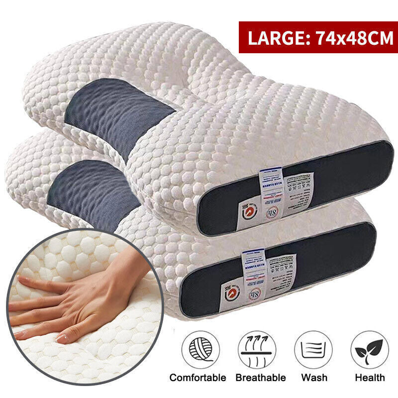 Contour Memory Foam Pillow Neck Back Support Orthopaedic Firm Head My Pillows