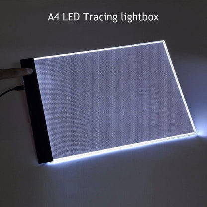 A4 LED Light Tracing Drawing Board Box Stencil Tattoo Copy Table Artist Craft