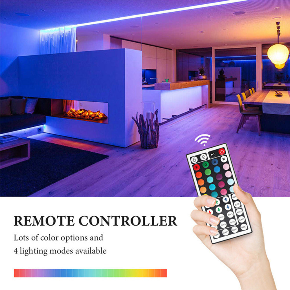 "Colour Changing RGB LED Strip Lights for Cabinet and Kitchen - 5-30M Length | UK"