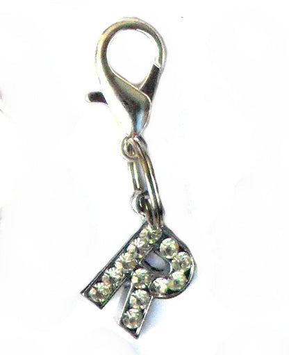 A-Z Crystal Letter Pet Charms