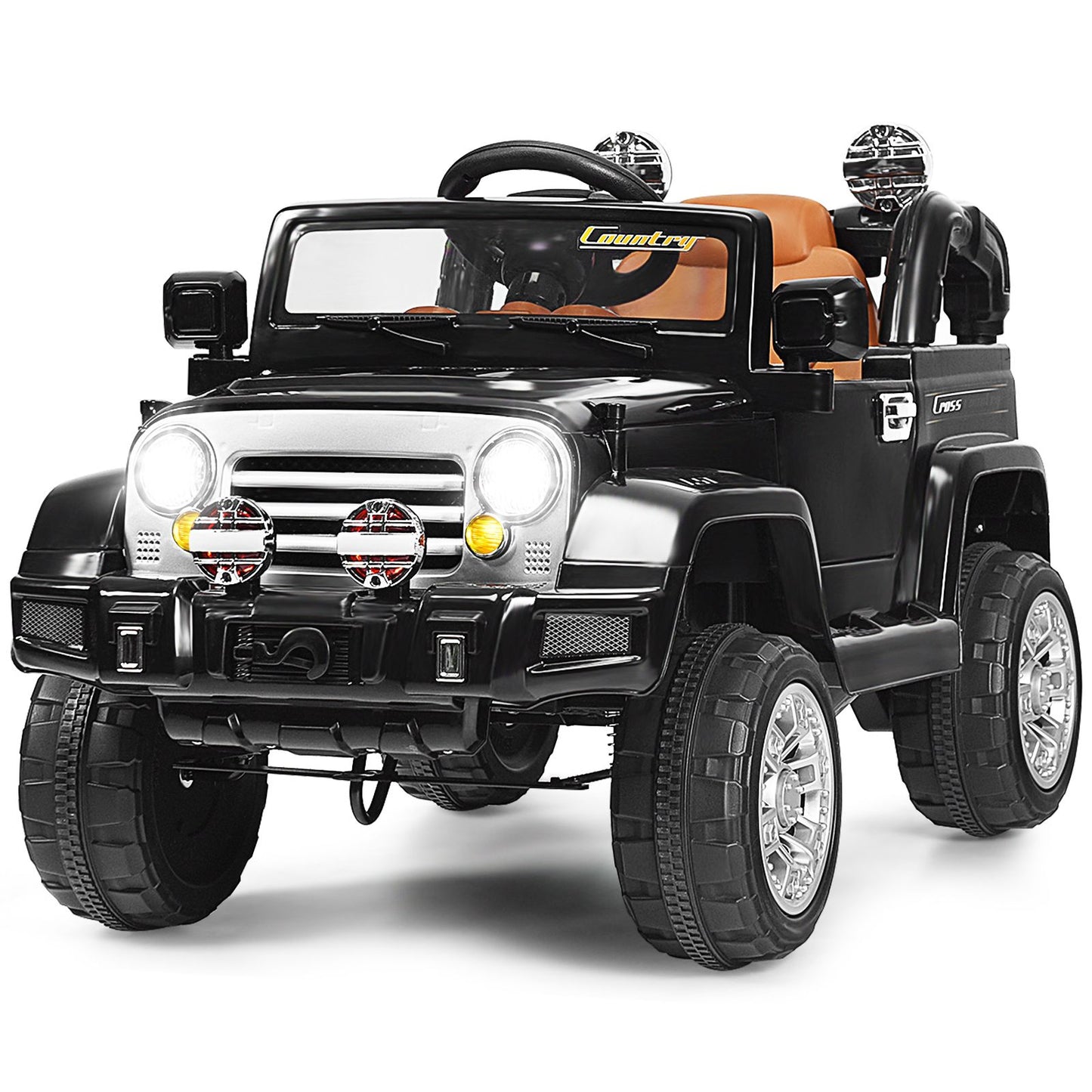 "Remote Control Kids Ride-On Jeep - Battery Powered Fun for Little Adventurers"