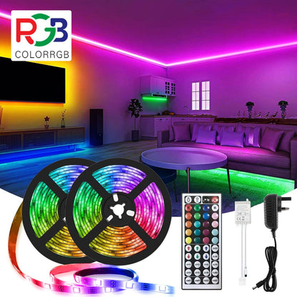 "Colour Changing RGB LED Strip Lights for Cabinet and Kitchen - 5-30M Length | UK"